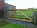 Traditional Timber Farm Gate