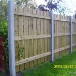 Roundtop Panel Fence (rear side)