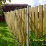 Roundtop Panel Fence (front side)