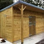 Timber Stable with Douglas Fir Stable Doors