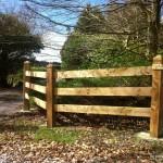 3 Rail Morticed Fence