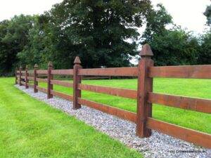 Morticed Fence using Special Top Posts