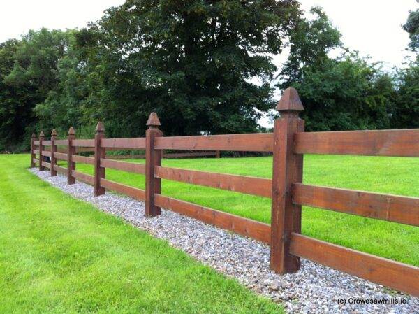 Morticed Fence using Special Top Posts