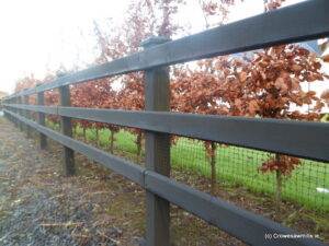 D-Rail Timber Fence 3-Rail