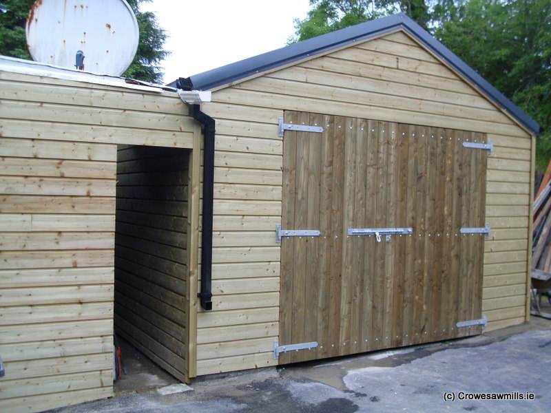 Shiplap Timber Garage