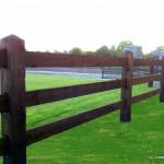 3 Rail Morticed Fence