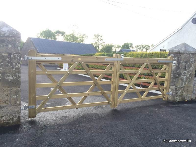 Paddock Timber Gates – Looking good –  July 2016