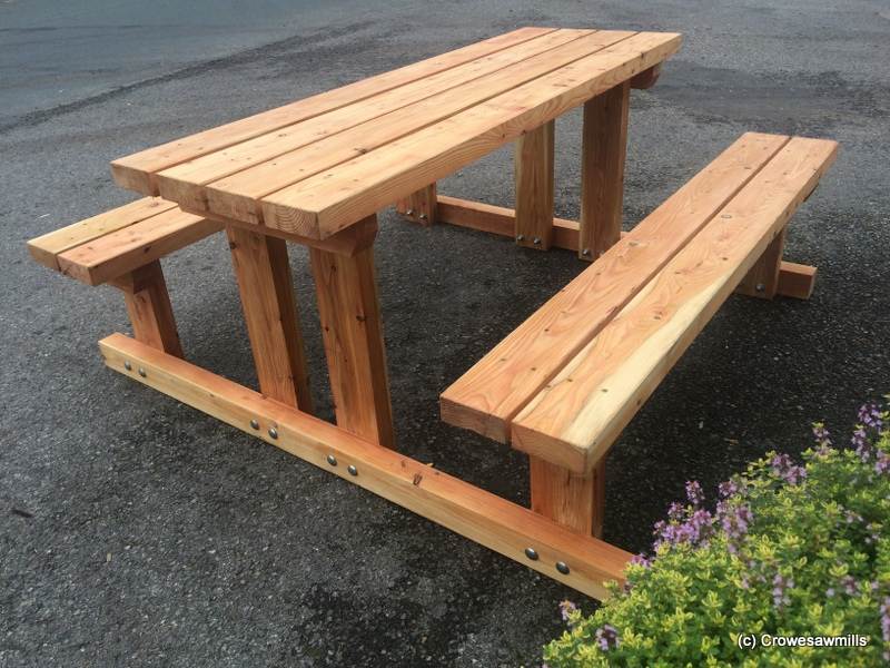 Solid Larch Timber Bench – Heavy Duty – New for June 2016!
