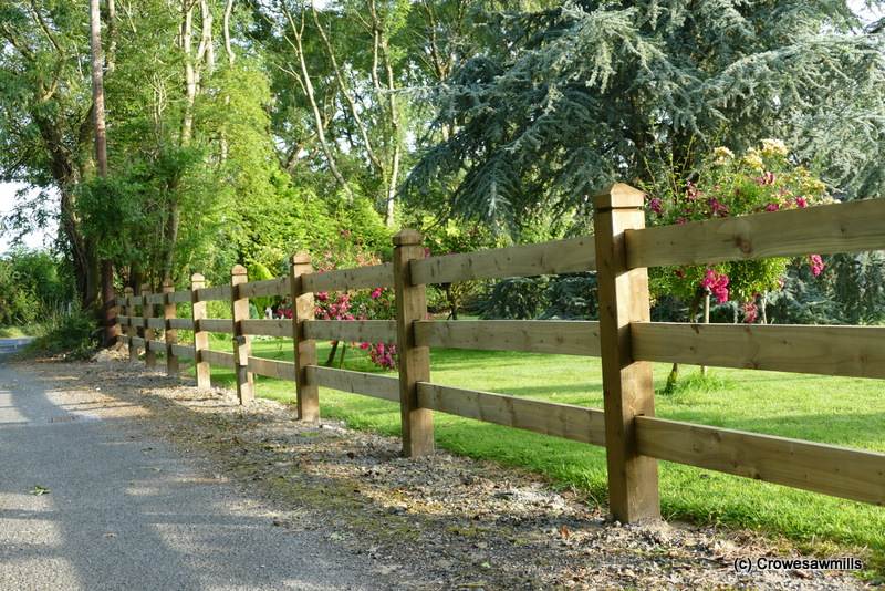 Timber mortice fence supplied in July 2019 looking lovely