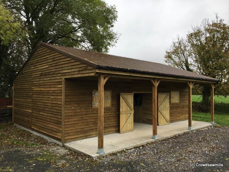 Timber Stable supplied & fitted – work completed in Sept/Oct 2019