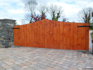 Entrance Timber Gates