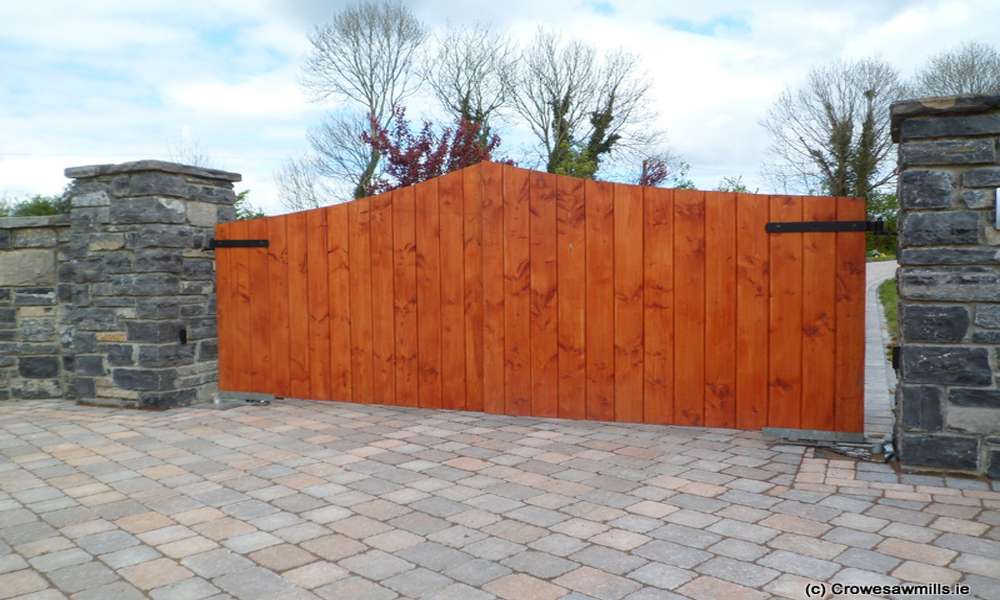 Entrance Timber Gates