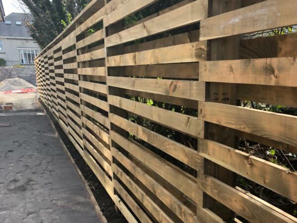 Timber Panel Fence