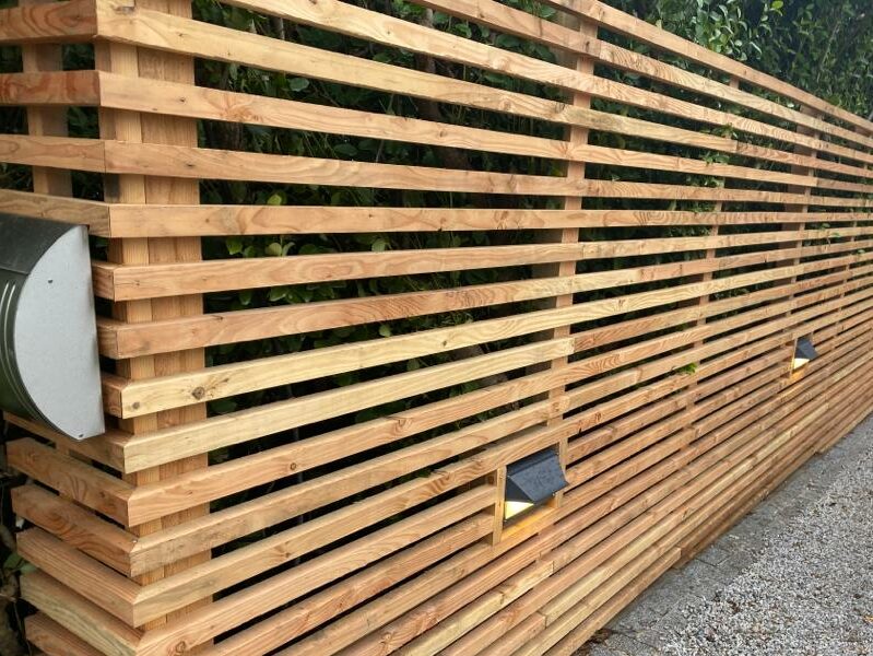 Timber Panel Fence